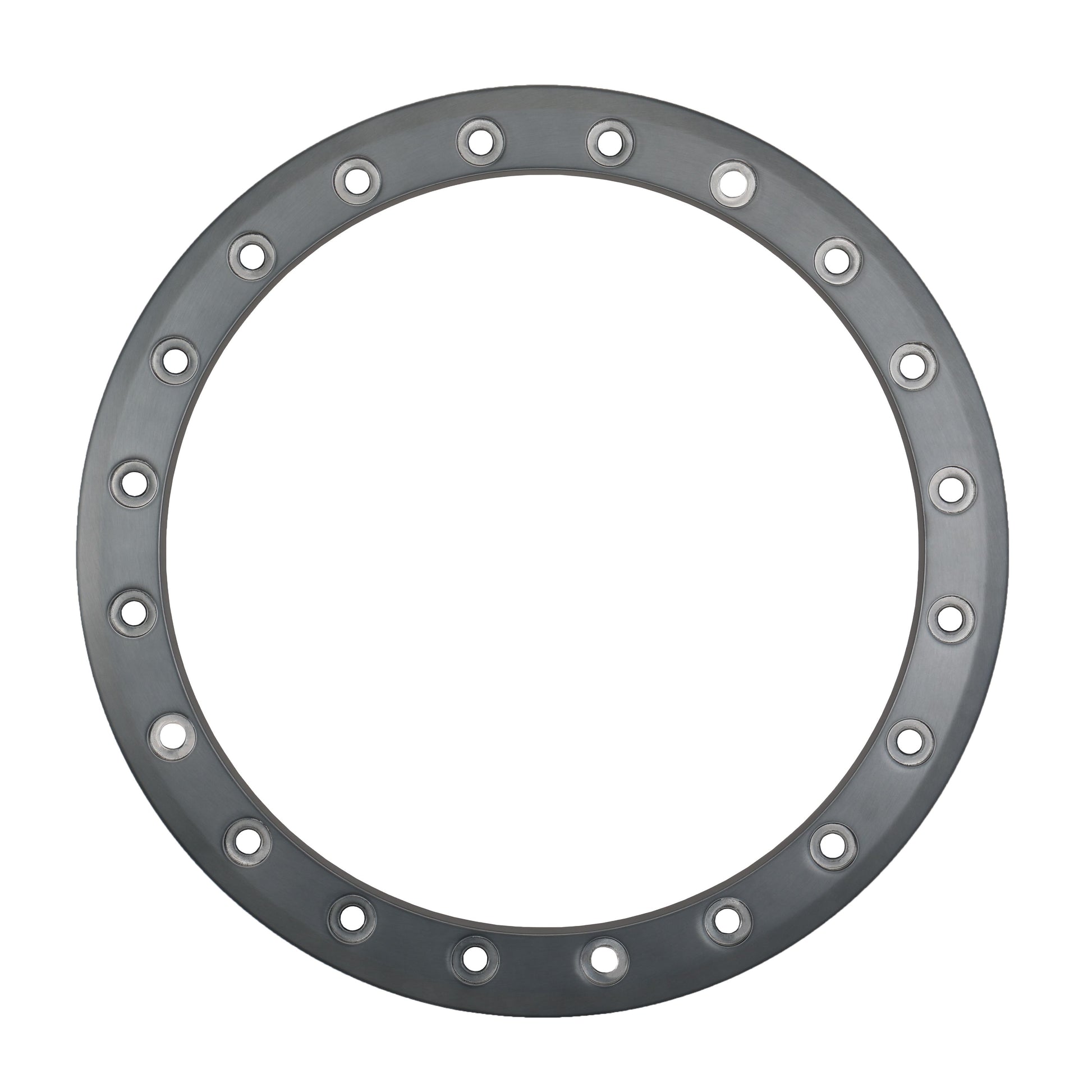 Sb8 Sb9 15" Beadlock Ring 10mm 20 Hole Gloss Brushed Gry