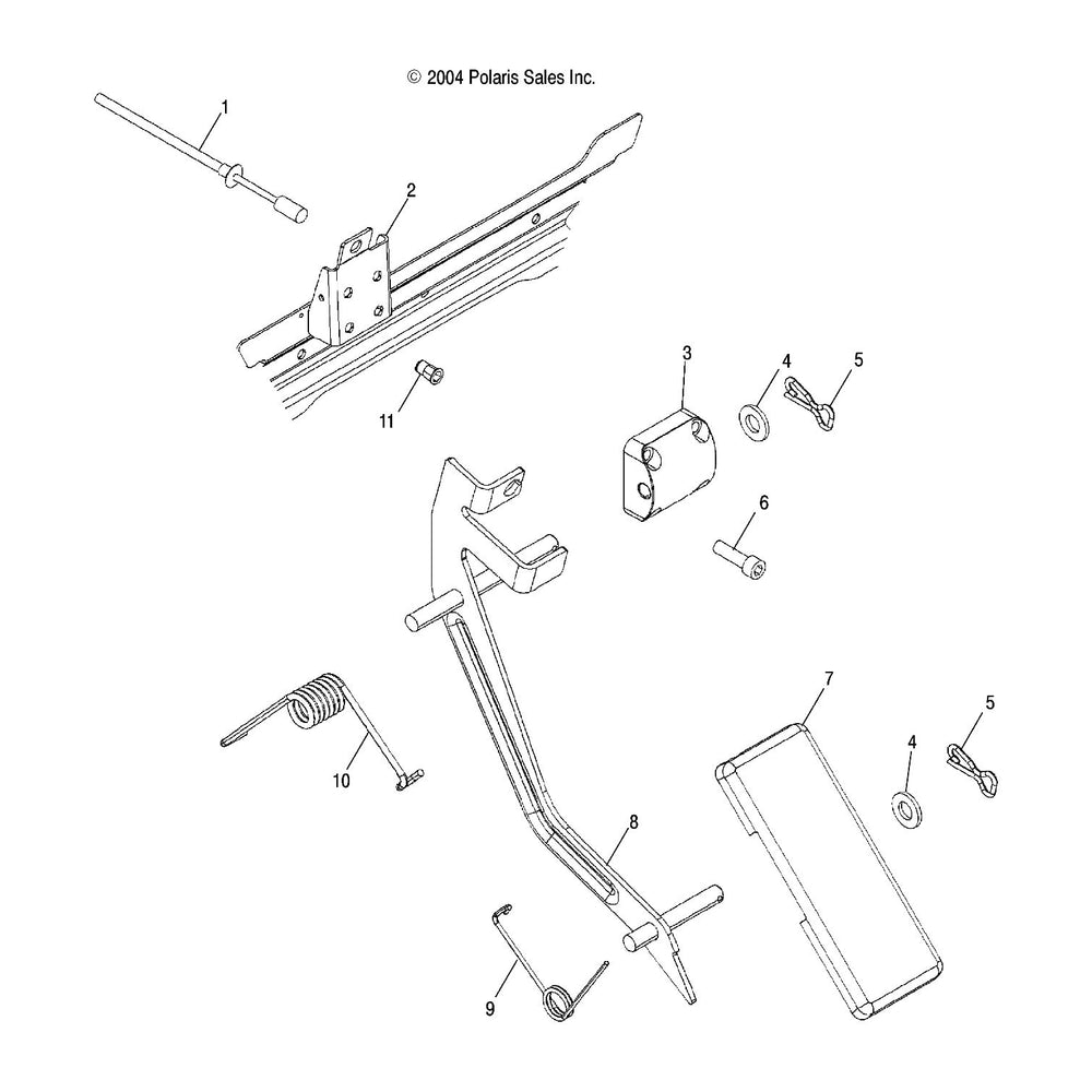 
                      
                        Polaris Ranger Throttle Cable, Genuine OEM Part 7081134, Qty 1
                      
                    