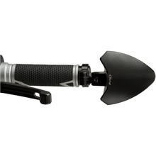 Handlebar End Folding Mirror Left Black