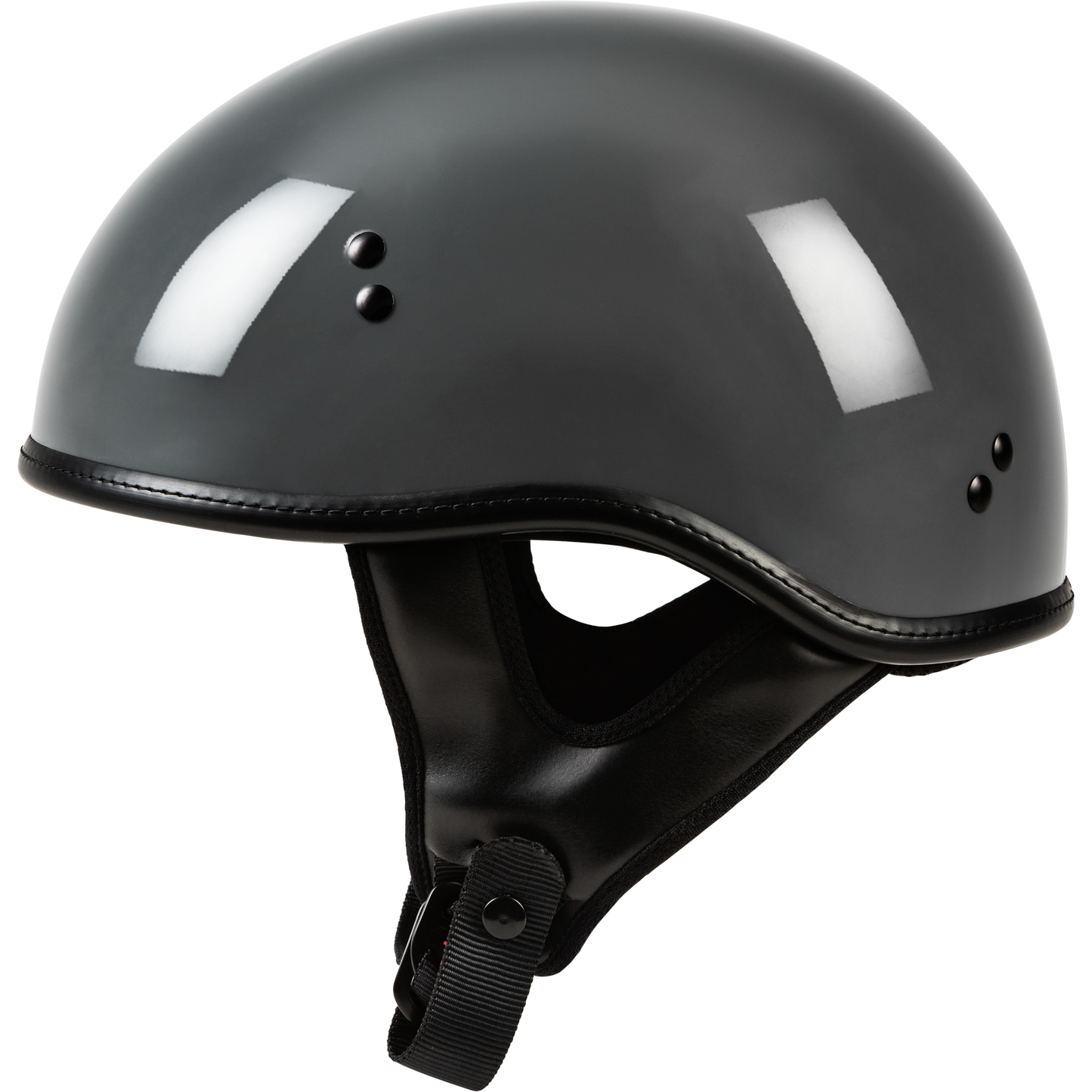 .357 Solid Half Helmet Grey Xs