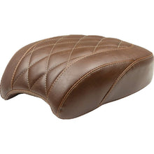 Mustang 18-21 Harley Heritage Classic, Deluxe Wide Tripper Passenger Seat Diamond Stitch - Brown