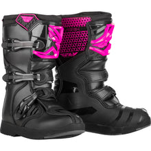 Youth Maverik Boots Pink/Black Sz 05