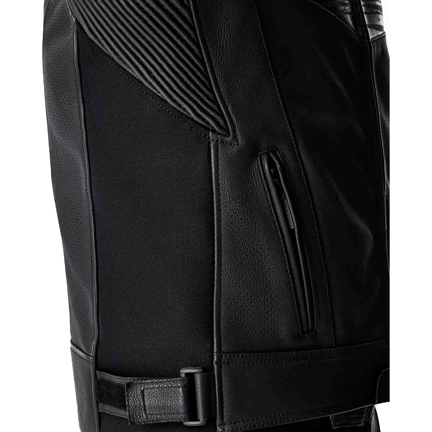 Tractech Evo D3o Jacket Blk/Whi Leather Lg