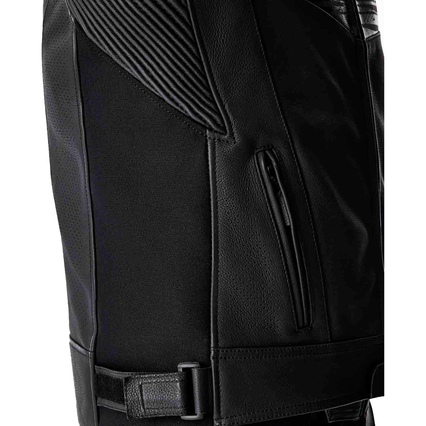 Tractech Evo D3o Jacket Blk/Whi Leather Md