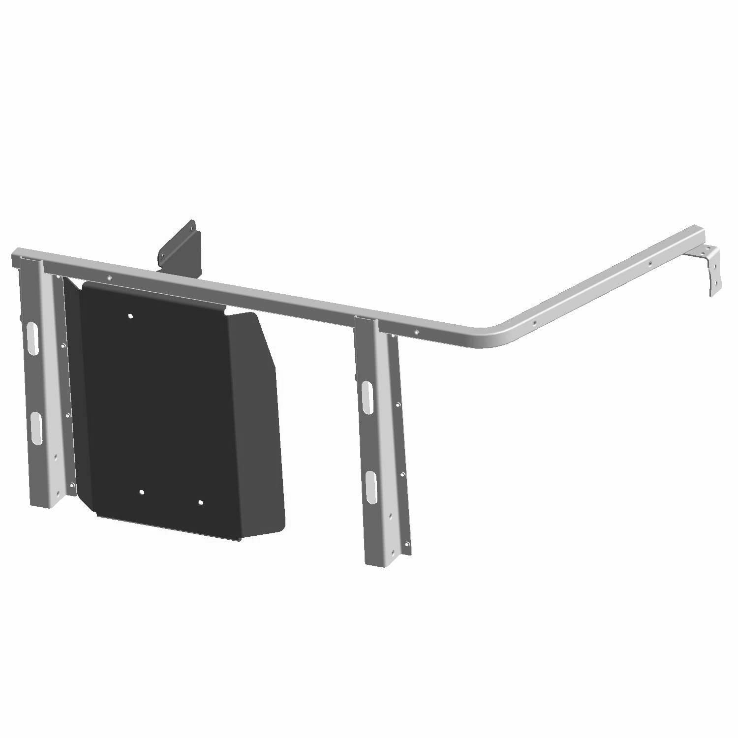 Polaris Ranger Floor Support Weld, Right, Black, Genuine OEM Part 1016255-329, Qty 1