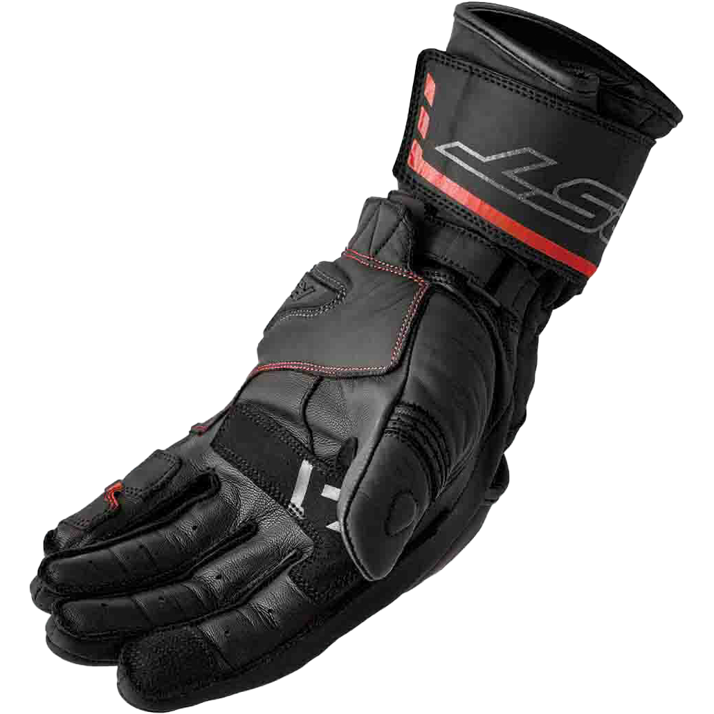 S1 Glove Blk/Red Leather 2xl