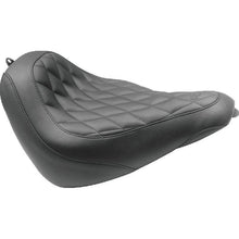 Mustang 18-21 Harley Street Bob Wide Tripper Solo Seat Diamond Stitch - Black