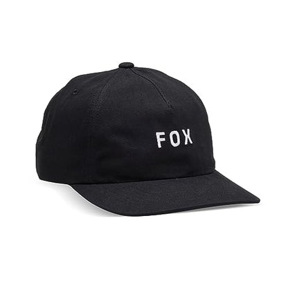 Fox Racing Women's Standard Wordmark Adjustable HAT, Black, One Size
