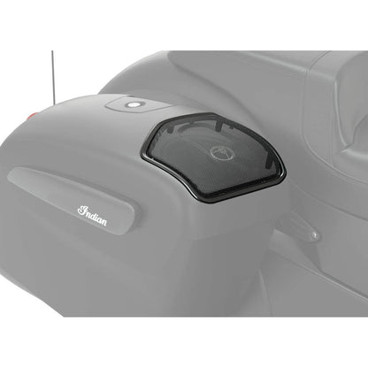 2019-2020 Indian Chieftain Powerband Audio Saddlebag Speaker Bezels - Thunder Black