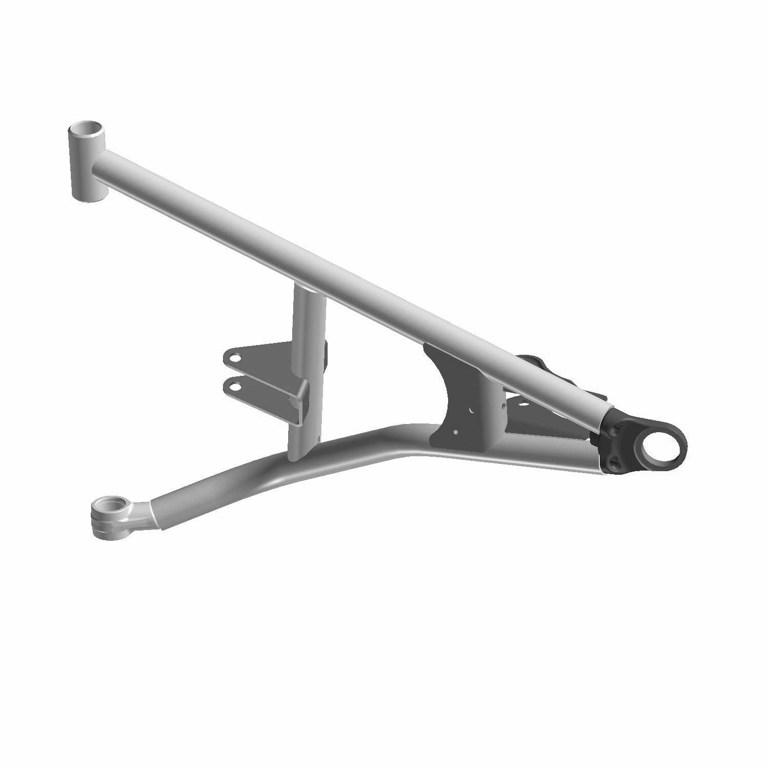 Polaris RZR Control Arm, Front, Upper, Left, Cloud Silver, Genuine OEM Part 1023526-385, Qty 1