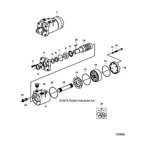 Polaris Off Road Seal Kit, Genuine OEM Part 3120246, Qty 1