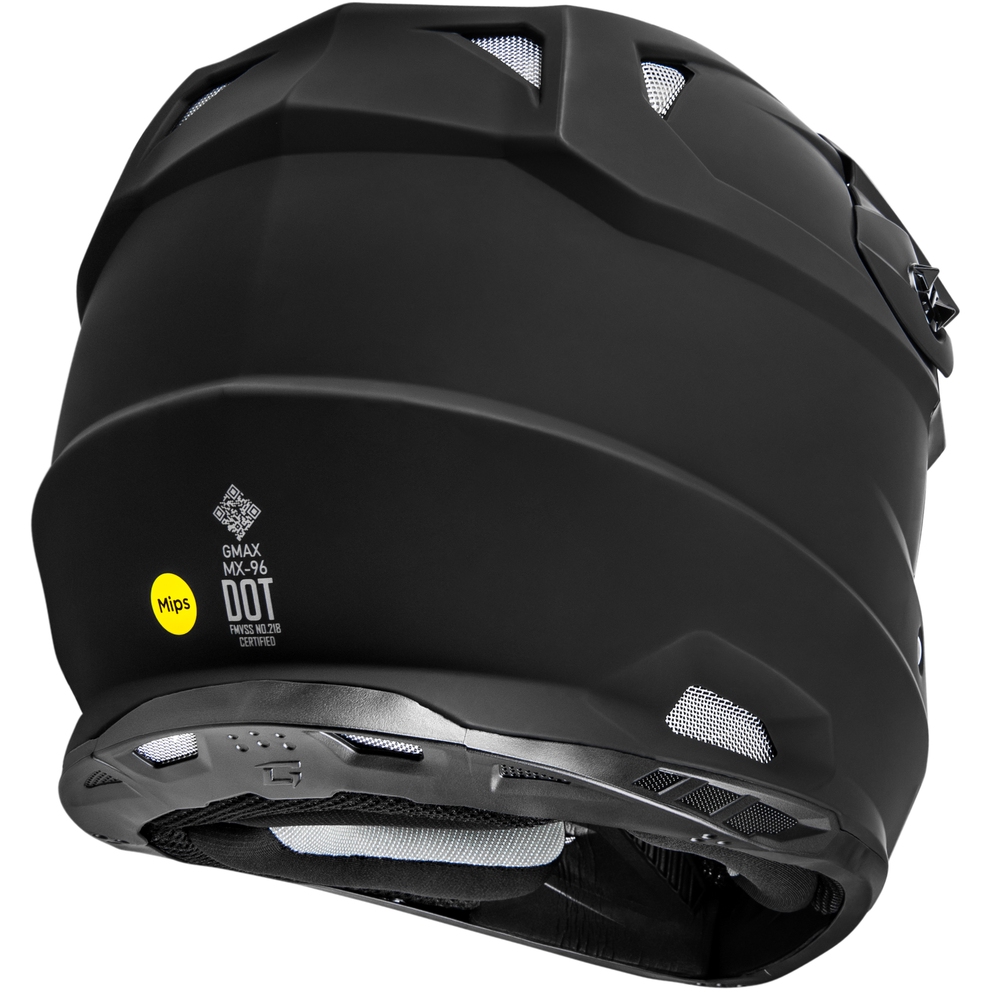 Mx 96 Solid Helmets Matte Black Xs