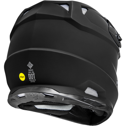 Mx 96 Solid Helmets Matte Black 2x