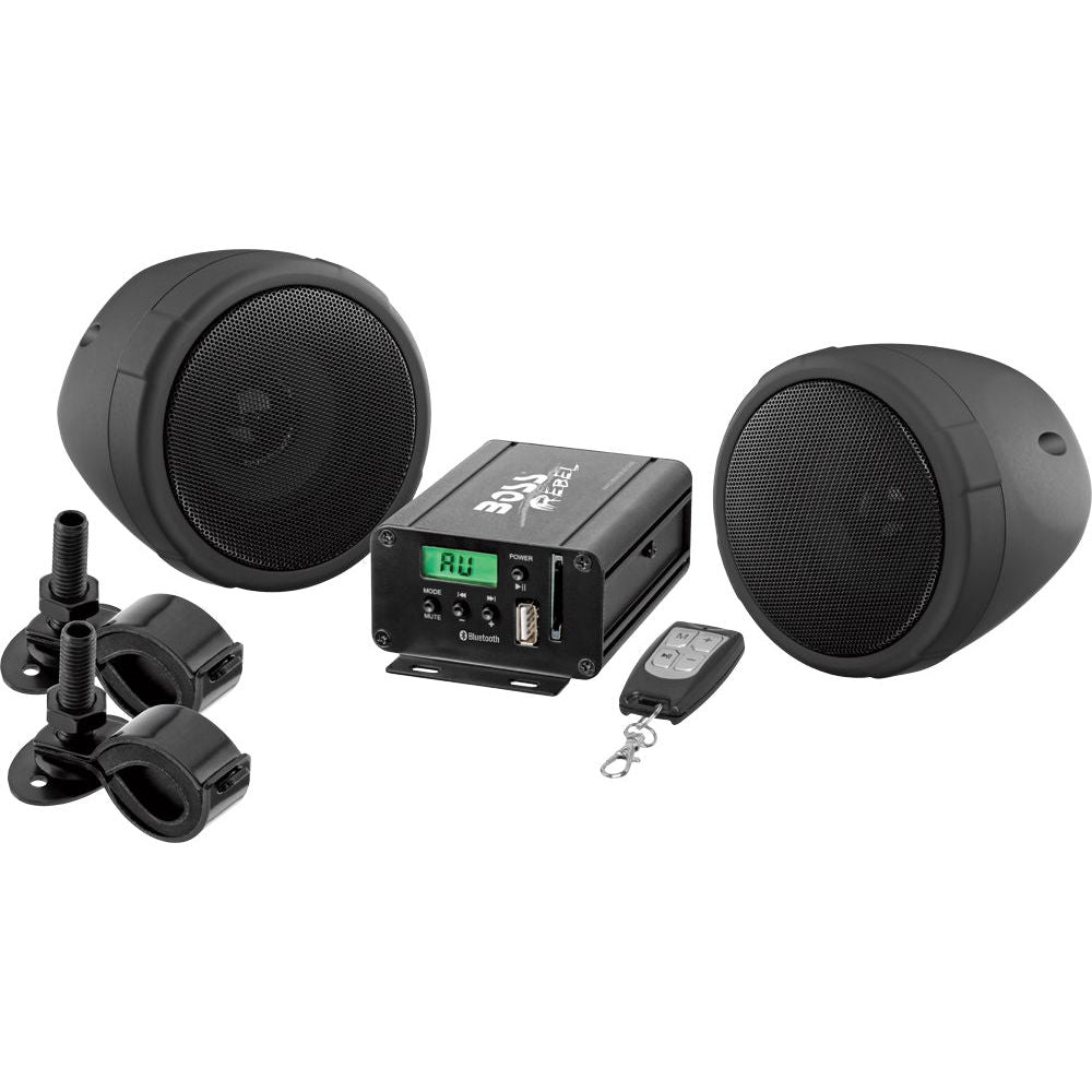 Mc520 Speaker System 600w Black 3" Bar Mnt Bt