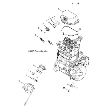 Polaris Ranger Crank Position Sensor, Genuine OEM Part 2410513, Qty 1