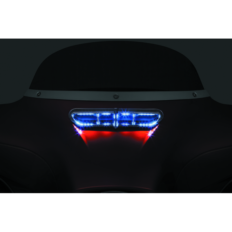 Kuryakyn L.E.D. Fairing Vent Accent 14-Up Touring Chrome