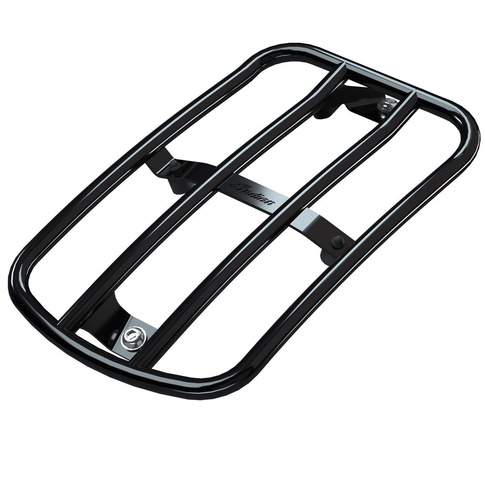 Indian Motorcycle Solo Rack for Chief, Luggage Storage Rack Supports Up to 7 Pounds, Tie-Down or Cargo Net Compatible, Rear Fender Mounted, includes Hardware, for Day Trips or Commuting - 2884672