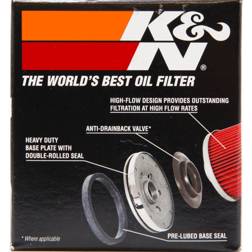 K&N Suzuki / Arctic Cat / Cagiva / Kawasaki / Kymco / Aprilia 2.813in OD x 3.031in H Oil Filter