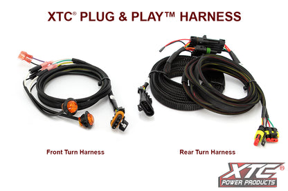 Auto Turn Signal Kit W/ Billet Lever And Front Drl Lights Can