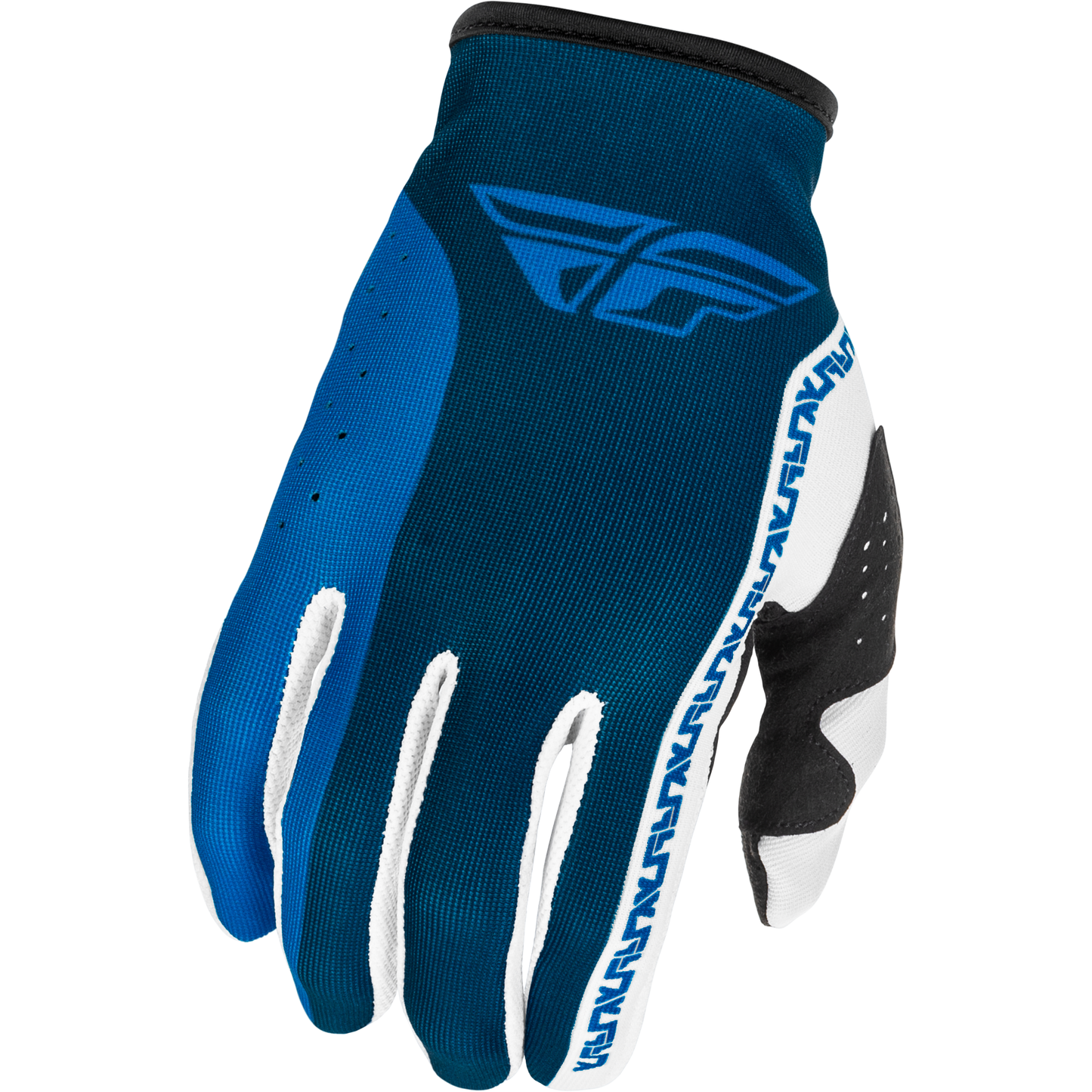 Lite Gloves Blue/White Lg