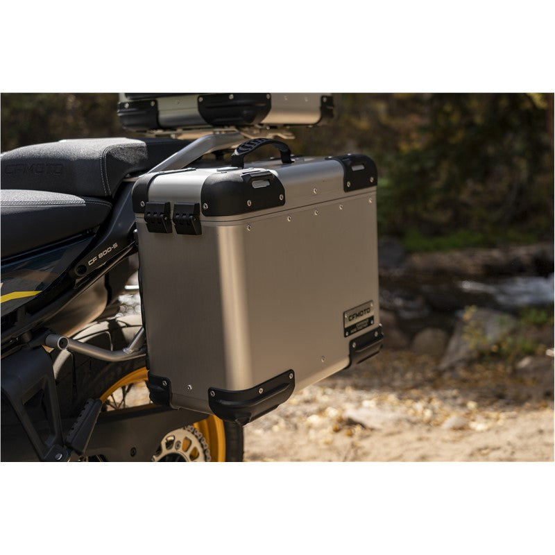 CFMOTO Ibex 3-Piece Pannier Set - Silver