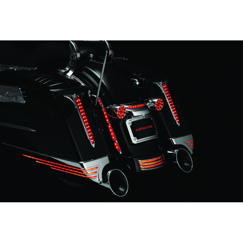 Kuryakyn L.E.D. Turn Signal Bar Filler Panel Red