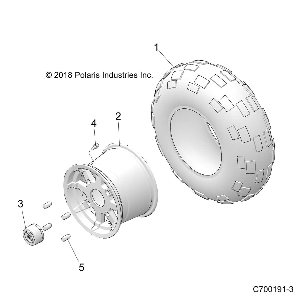
                      
                        Polaris Maxxis Tire, 25x10-R12, Part 5413061
                      
                    