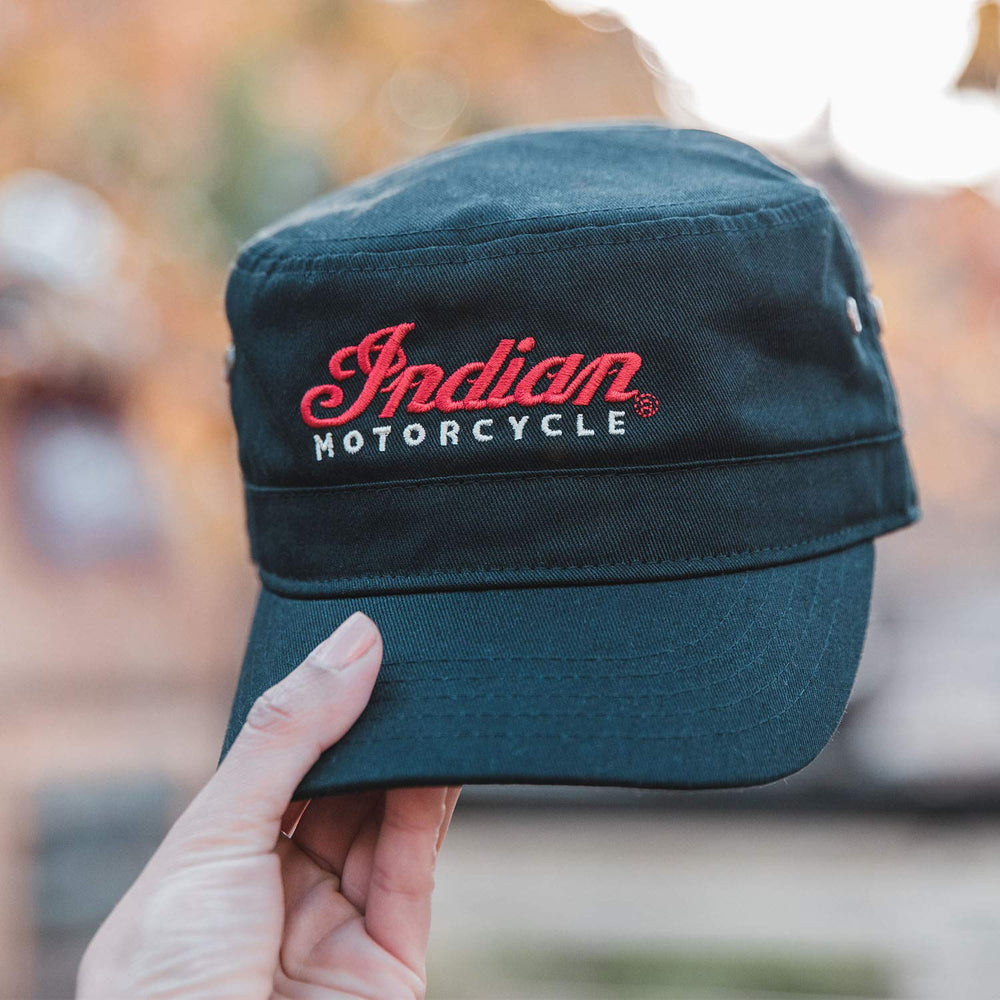
                      
                        Indian Motorcycle Women's Script Logo Cap, Black - One Size
                      
                    