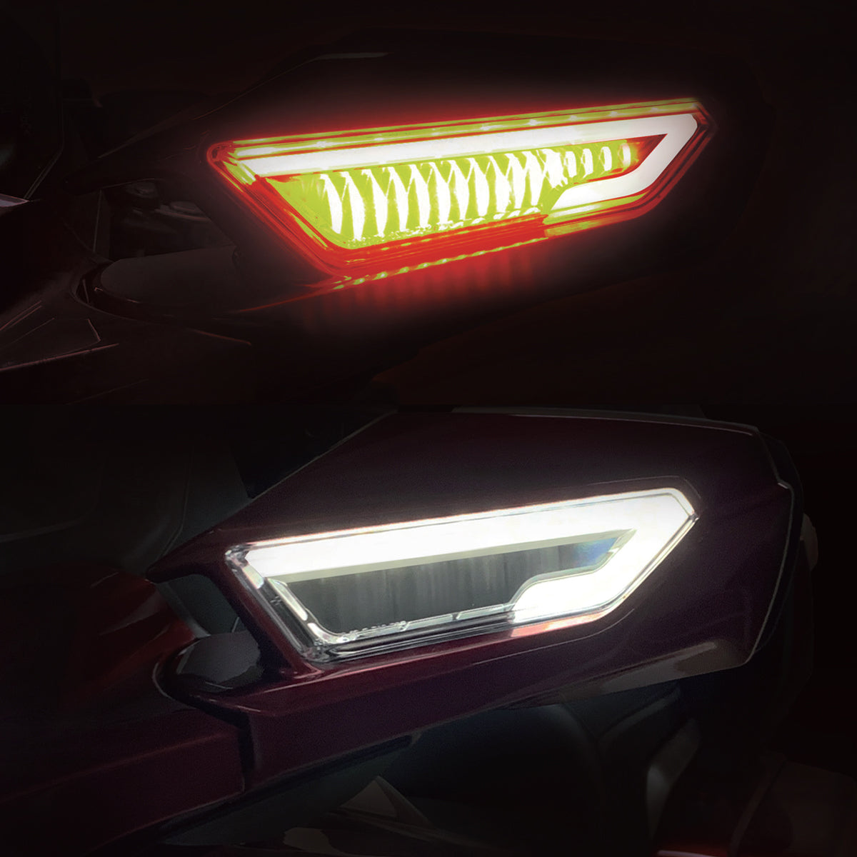 Led Mirror Seq Ts W/Drl Clear Hon Gl