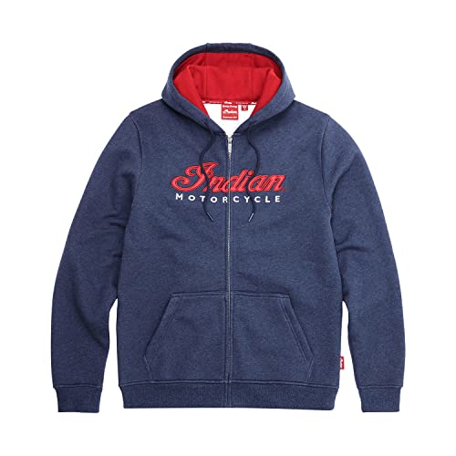 Indian Motorcycle Women's USA Flag Hoodie, Navy