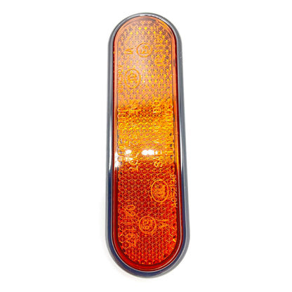 Indian Motorcycle Oval Amber Reflector, Genuine OEM Part 5454009, Qty 1