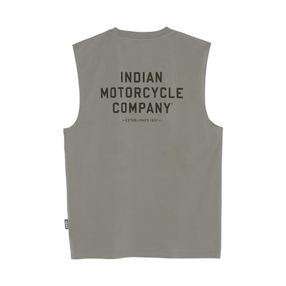 Indian Motorcycle Men's Est. Block Logo Tank, Gray - 2XL - 286477012