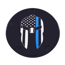 6   M8 Softail Derby Cover Sparta Blue Line Black