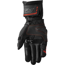 S1 Glove Blk/Red Leather Lg