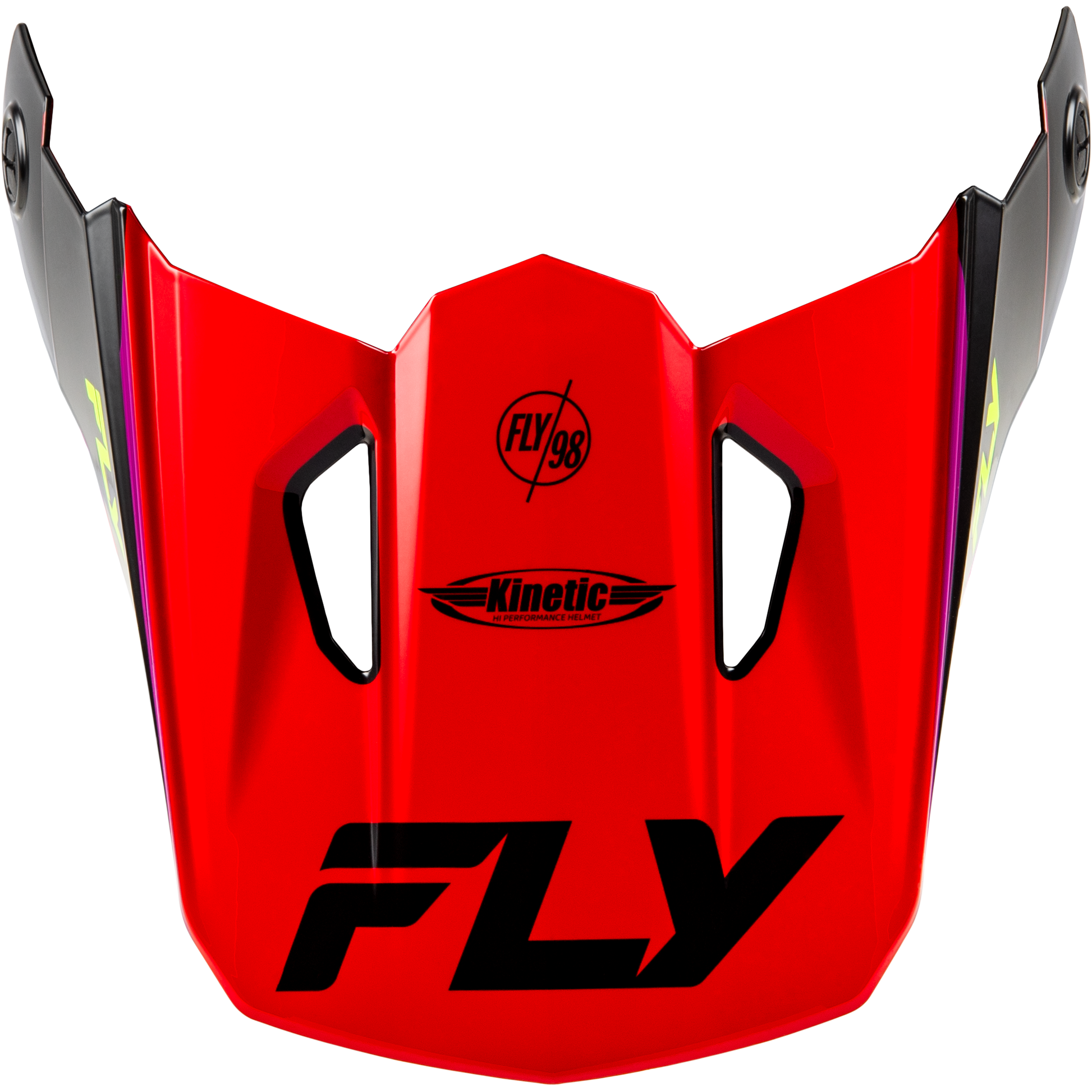 Kinetic Rally Helmet Visor Red/Black/White Xs/Sm