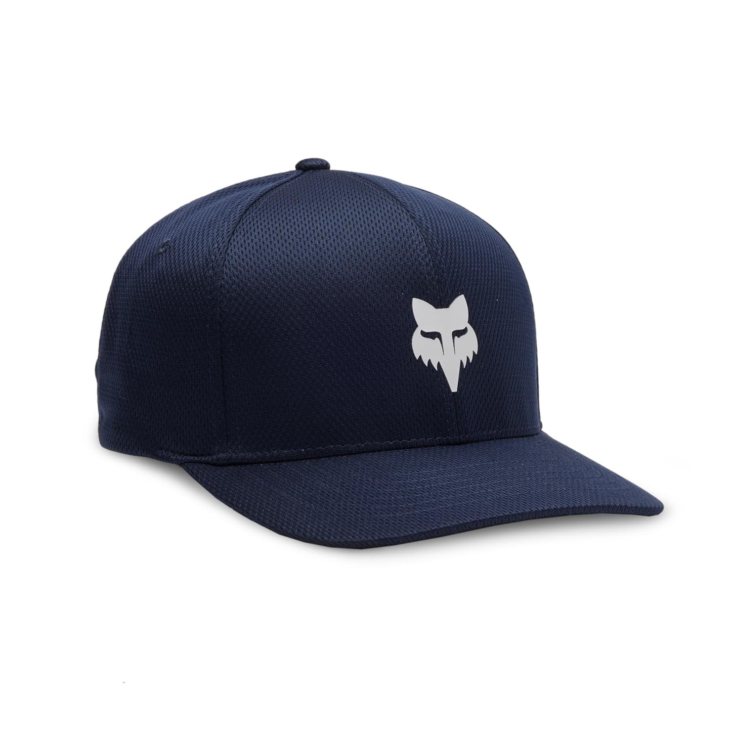 Fox Racing Men's Standard Fox Head TECH Flexfit HAT, Midnight, Small