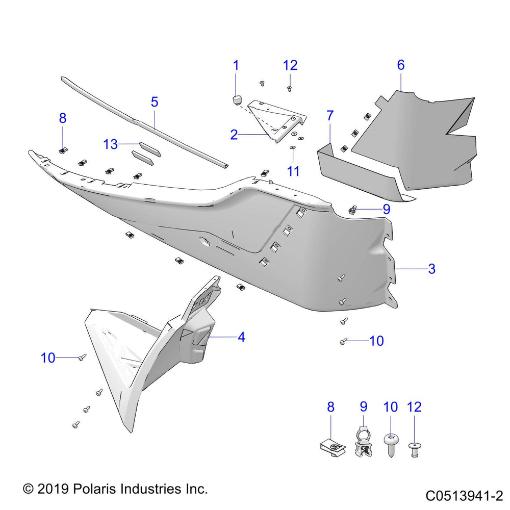
                      
                        Polaris Slingshot FOIL-ROCKER,RH,LOWER [RH SIDE ONLY], Genuine OEM Part 5814829, Qty 1
                      
                    