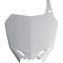 Front Number Plate White