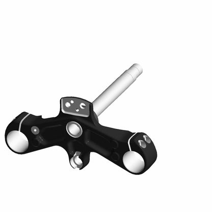 Polaris Triple Tree, Lower, Gloss Black, Cardinal, Genuine OEM Part 1824403-658, Qty 1