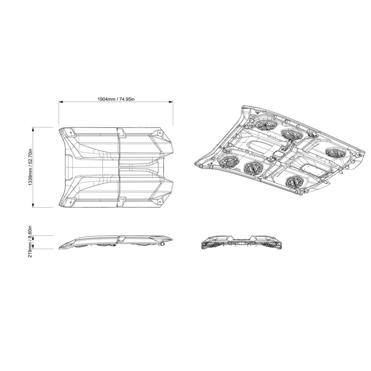 Can-Am Maverick R Max JL Audio Roof - Level 4 - 715007967
