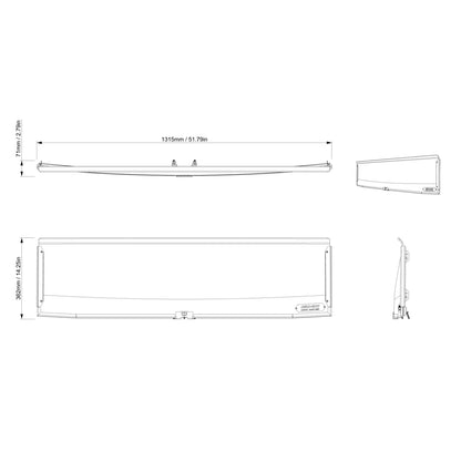 Can-Am Defender Half Windshield - Hardcoated 715010075