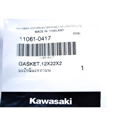 KAWASAKI 11061-0417 GASKET,12X22X2