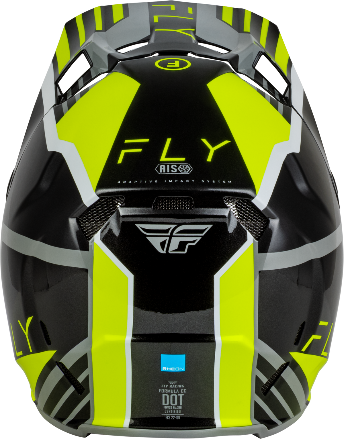 Youth Formula Cc Strike Helmet Grey/Black/Hi Vis Yl