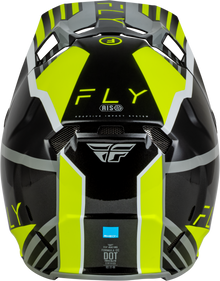 Youth Formula Cc Strike Helmet Grey/Black/Hi Vis Yl