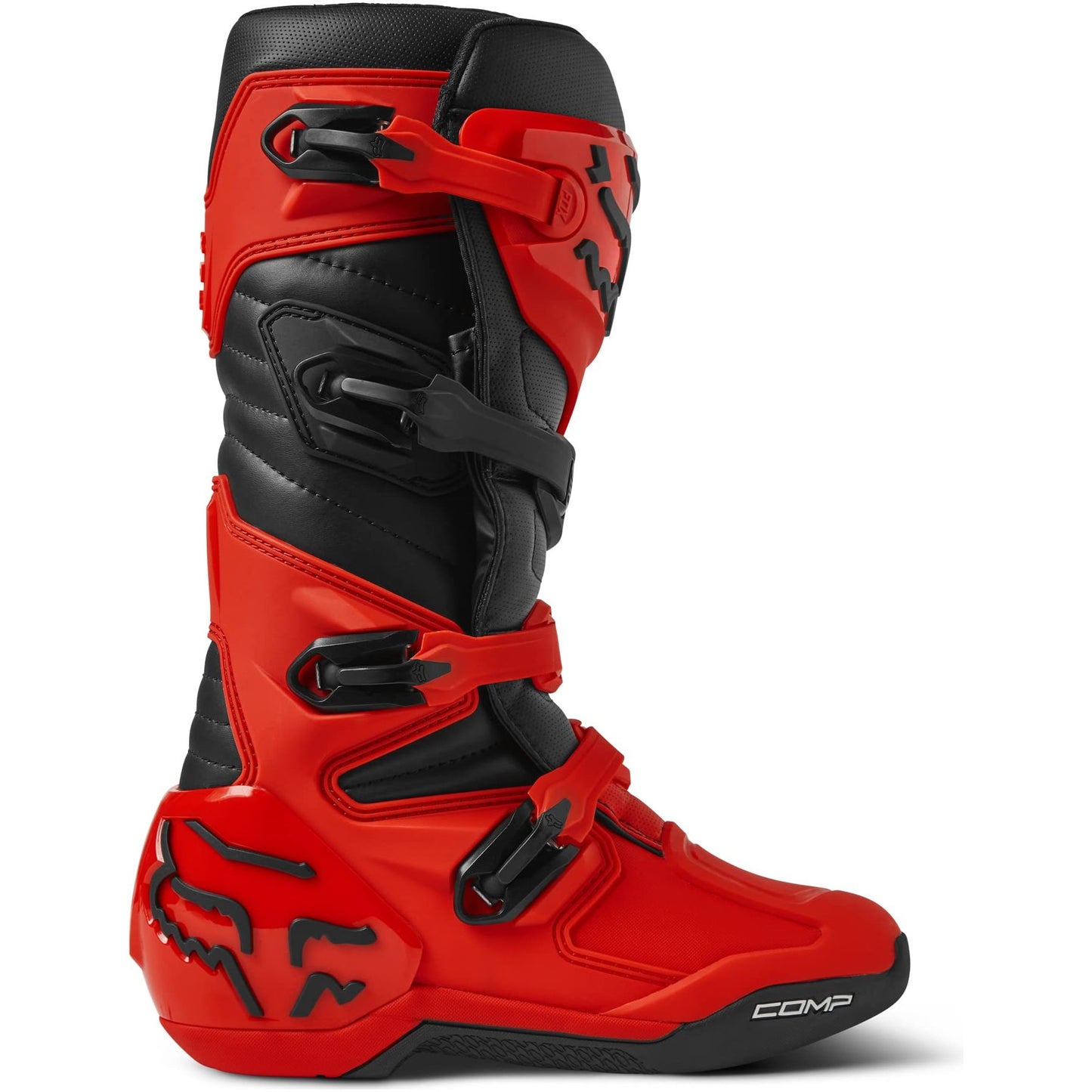 Fox Racing Comp Motocross Boots, Flo Red, 11.5