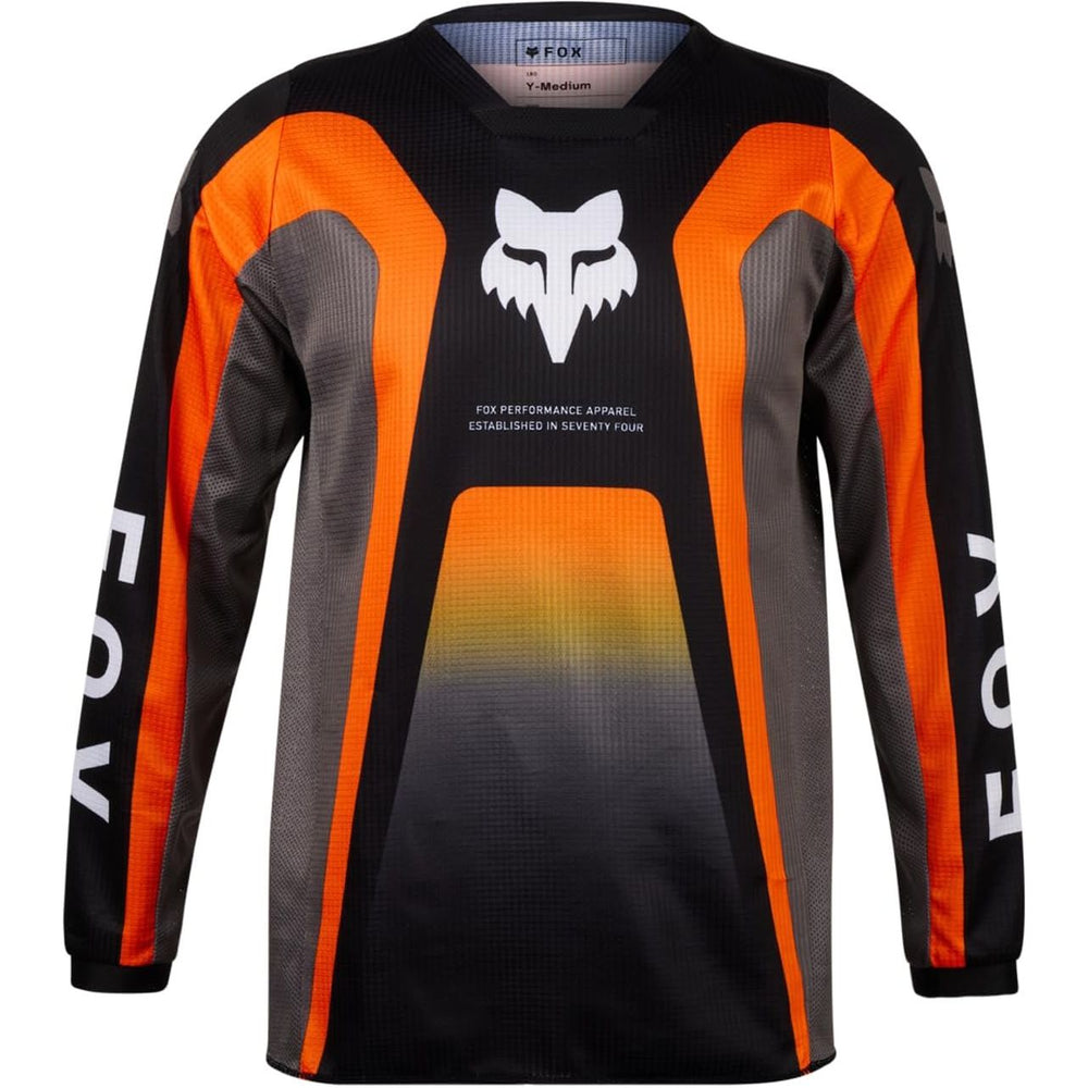 Fox Racing Boys' Youth 180 Ballast Motocross Jersey Black/Grey 31426-014