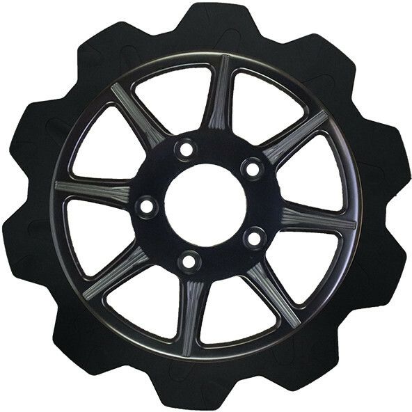 High Carbon Steel Phoenix Rear Rotor Black 11.8"