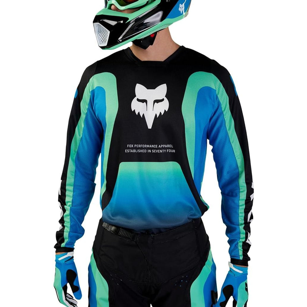 Fox Racing Men's 180 Ballast Motocross Jersey Black/Blue 31275-013
