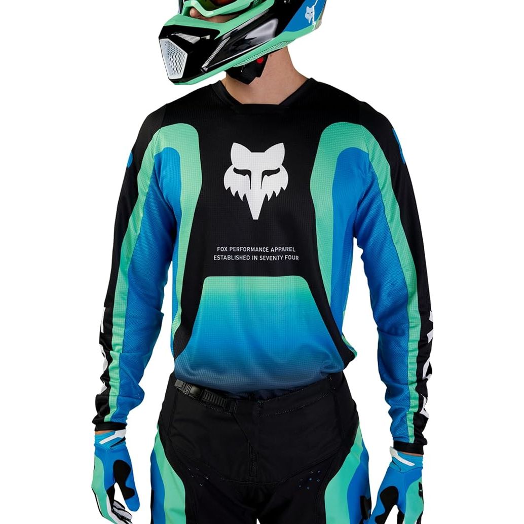 Fox Racing Men's 180 Ballast Motocross Jersey Black/Blue 31275-013