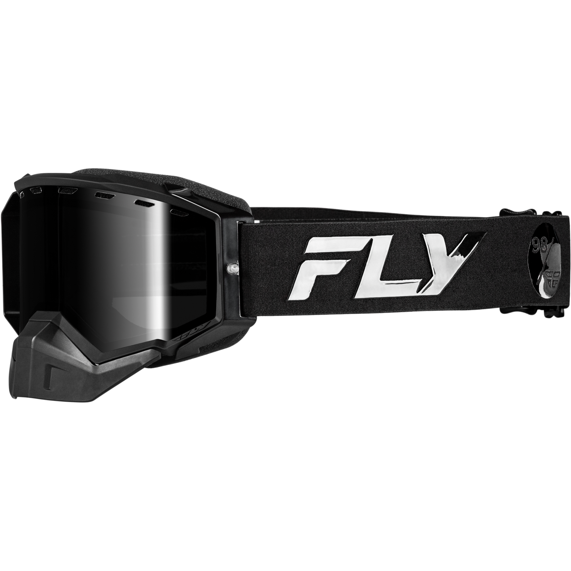 Zone Elite Snw Goggle Blk/Blk W/Blk Mir/Plrzd Smoke Lens